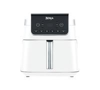 Ninja Air Fryer MAX PRO, 6.2L, sin aceite, cajón grande, asado, cocinar, freír, familiar, digital, cesta y placa de cocción compatibles con lavavajillas, blanco AF180EUWH