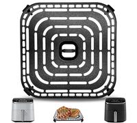Freidora de aire para freidora de aire COSORI TurboBlaze de 6 cuartos de galón, antiadherente de 8.9 x 8.9 pulgadas, cuadrada, piezas de repuesto, accesorios, placa de parrilla con parachoques de