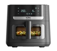 Freidora de aire Solac FA1801 Elegance E80 8 L 1800 W con doble resistencia y ventana
