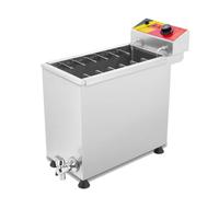 Freidora De Corn Dogs MáQuina EléCtrica Comercial Máquina de salchichas equipo de perritos calientes Para Hacer Palitos De Hot Dog Con Queso 12 Ganchos Para Restaurantes