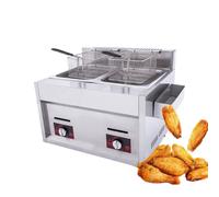 Freidora De Gas Comercial Para Encimera De Gran Capacidad Con Cestas Y Tapas Freidora Con Quemador De Gas Natural Para Restaurantes Familias Servicios De Restauración