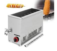 Freidora de Gas Comercial para Perritos Calientes y palitos de Queso, máquina Multifuncional para Preparar Snacks en restaurantes y cafeterías.