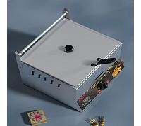 Freidora de gas GLP de acero inoxidable para papas fritas, donas y pescado, freidora comercial de GLP de gran capacidad de 10 l/23 l, freidora de gas multifunción, potencia de fuego ajustable, p