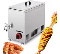 Freidora de maíz para perros, máquina comercial para hacer palitos de perritos calientes, máquina para hacer palitos de perritos calientes GLP, para cocina, restaurante, aperitivos, bar, cantina y