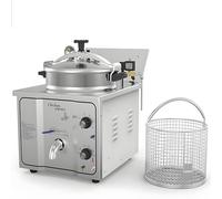 Freidora De Pollo a Presión De Alta Presión 16 L Y 3000 W, Freidora Eléctrica De Encimera, Freidora Comercial Para Pollo Frito, Ideal Para Cocinas De Restaurantes