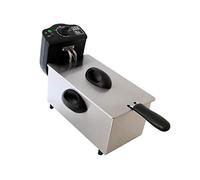 Freidora DESKI 3 litros acero inoxidable negro 2000 W freidora