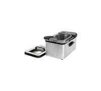 Cecotec Freidora de Aceite de 3,2 Litros Cleanfry Luxury 3000. 2400 W, Acero Inoxidable, 5 Programas Preestablecidos, Filtro OilClean