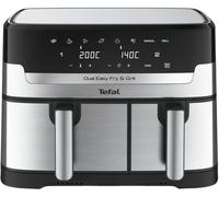 Tefal Airfryer (EY905D) Dual Easy Fry & Grill silver black (EY905D)