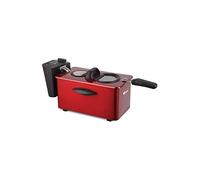Freidora electrica 3,50 lts Thulos Aceite Freidora Acero Rojo 2000W 3,5 litros