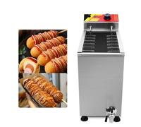 Freidora Eléctrica Comercial Con 12 Ganchos For Palitos De Queso Y Perritos Calientes For Restaurantes De Fábrica