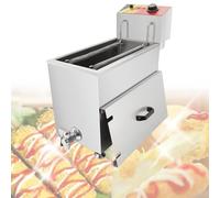 Freidora eléctrica para hacer perritos calientes, 25 l, gran capacidad, para queso, mozzarella, palitos de perrito caliente, para restaurante