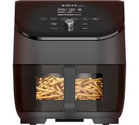Instant Port Vortex Plus 6 en 1 Freidora de Aire Digital con ClearCook y Función de Asar, Recalentar, Hornear y Deshidratar, Negro con mirilla, 1.700 W - 6L