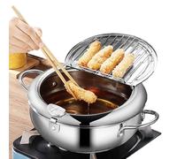 Freidora japonesa | Freidora con escurridor de - para chips Tempura | Patatas fritas, pescado, pollo