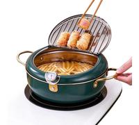 Freidora japonesa Utensilio Desmontable Anti Salpicaduras Con De | Tapa freidora profunda japonesa Cocina En Casa Inducción Gas Patatas Fritas Pescado, Gambas Y Marisco