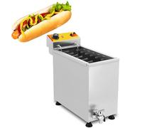 Freidora Para Perritos Calientes De 25 Litros, Freidora Para Perros De Maíz, Protección Contra Cortes De Energía a Altas Temperaturas, Gran Capacidad, Antideslizante Y Estable, Para Restaurante, Tiend