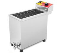 Freidora Para Perritos Calientes De 25 Litros, Freidora Para Perros Maíz, Protección Contra Cortes De Energía a Altas Temperaturas, Gran Capacidad, Antideslizante Estable, Para Restaurante, Tiend