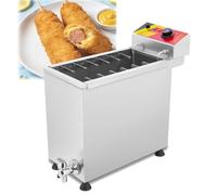 Freidora Para Perros Maíz Freidora Palitos Perritos Calientes Queso Freidora Eléctrica Comercial Gran Capacidad Antideslizante Estable Para Restaurante Tienda Hogar