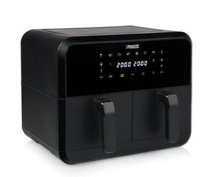 Freidora por Aire / Sin Aceite Princess Double Basket Airfryer 182068/ 2400W/ Capacidad 8L