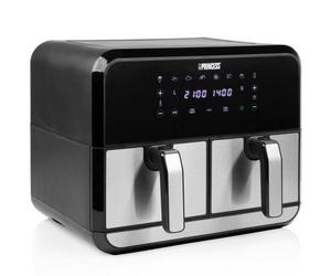 Freidora por Aire / Sin Aceite Princess Double Basket Airfryer 182074/ 2400W/ Capacidad 8L