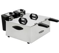 Freidora Profesional Inox 2x 2000W (2x 35L) - ORBEGOZO