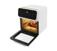 Freidora sin aceite de 10 L, aire freidora eléctrica con ventana visible | 1350W Pantalla Táctil LED, Freidora de Aire Caliente 8 Programas, Temperatura Ajustable 80-200℃, Cocina Familiar