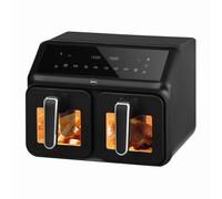 Freidora sin aceite - ELDOM - DualCrisp - 8 L - Pantalla táctil retroiluminada - Tecnología de aire caliente