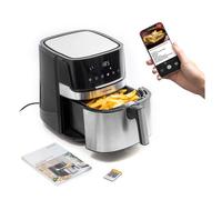 Freidora sin aceite innovagoods fryinn pro 5500 negro acero inoxidable 1700 w 5,5 l