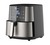 MasterPro Foodies | Freidora Sin Aceite | Air Fryer XXL con Capacidad de 6L y 1800W de Potencia | Con Pantalla LED Táctil y Cesta Antiadherente | Freidora de Aire | 8 Funciones Diferentes en 1