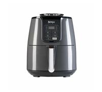 Ninja Air Fryer, Freidora sin Aceite [AF100EU] 4 funciones de cocción, Asar, Recalentar, Deshidratar y Freidora de Aire, Antiadherente, 3.8 Litros, 1500 W, Gris/ Negro