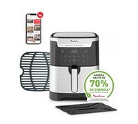 Moulinex Easy Fry & Grill XXL Sencillo Independiente Freidora de aire caliente Negro, Acero inoxidable
