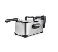 Taurus 973967000 Freidora de aceite Fry3, 2000 W, Temperatura de 150 a 190 grados Celsius, Aceite limpio más tiempo, Desmontable, Apta para lavavajillas, 3 l