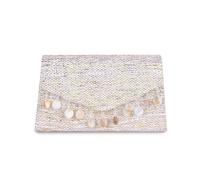 Freiesoldaten Bolso de Paja para Mujer tipo Sobres, Bandolera Trenzada de Verano, Neceser de Playa, Bolso de Noche para Bodas y Vacaciones