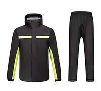 Freiesoldaten Hombres Al Aire Libre Impermeable Motocicleta Ciclismo Trajes de Lluvia con Capucha