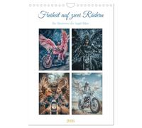 Freiheit auf zwei Rädern - Die Abenteuer der Angel-Biker (Wandkalender 2026 DIN A4 hoch), CALVENDO Monatskalender: Die Angel-Biker sind eine ... Gefährten die Freiheit der Straße erobern.