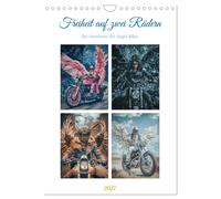 Freiheit auf zwei Rädern - Die Abenteuer der Angel-Biker (Wandkalender 2027 DIN