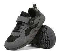 Freiluftkind Everest Kids - Zapatillas Barefoot Antideslizantes Antracita/Talla 32 EU - Nuestras Zapatillas Barefoot para niños apoyan el Desarrollo Saludable de los pies de tu Hijo.