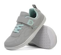 Freiluftkind Everest Kids - Zapatillas Barefoot Antideslizantes Gris/Talla 26 EU - Nuestras Zapatillas Barefoot para niños apoyan el Desarrollo Saludable de los pies de tu Hijo.