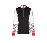 FREISEIN Camiseta interior con cremallera para mujer Winter Wonder negro | S