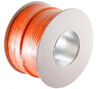 freiwerk Cable de instalación de red CAT 7 CAT.7 LAN, sin halógenos, cable de instalación CAT7, cable de red, cableado, cable de datos Gigabit Ethernet, 50 m