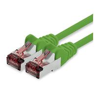 freiwerk Cable de red Cat.6 10m verde - 1 x Cable Ethernet Lankabel Cat6 Lan Cable de red Sftp Pimf Patch Cable 1000 Mbit s compatible con Cat5 Cat5e Cat6a Cat7 Cat8