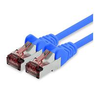 freiwerk Cable de red Cat.6 15m azul - 1 x Cable Ethernet Lankabel Cat6 Lan Cable de red Sftp Pimf Patch Cable 1000 Mbit s compatible con Cat5 Cat5e Cat6a Cat7 Cat8
