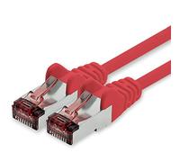 freiwerk Cable de red Cat.6 15m rojo - 1 x Cable Ethernet Lankabel Cat6 Lan Cable de red Sftp Pimf Patch Cable 1000 Mbit s compatible con Cat5 Cat5e Cat6a Cat7 Cat8