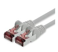 freiwerk Cable de red Cat.6 30m gris - 1 x Cable Ethernet Lankabel Cat6 Lan Cable de red Sftp Pimf Patch Cable 1000 Mbit s compatible con Cat5 Cat5e Cat6a Cat7 Cat8