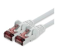 freiwerk Cable de red Cat.6 7,5m blanco - 1 x Cable Ethernet Lankabel Cat6 Lan Cable de red Sftp Pimf Patch Cable 1000 Mbit s compatible con Cat5 Cat5e Cat6a Cat7 Cat8