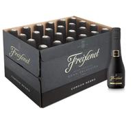 Freixenet Cava Brut Mini Cordon Negro 24x200ml | Chardonnay, botella de vidrio, 12% vol, cosecha 2019, vino espumoso de España, formato caja