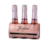 Freixenet Mini Cava Rosé Pack 3 botellas de 200 ml - Lote de 6 packs - Total: 3600 ml