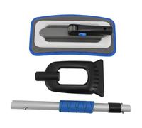 FRELEAN Heavy - Duty Aluminum Ice Scraper Snow Brush, 26" Ergonomic Handle & 3 - in - 1 Head, Efficient Snow Removal Kit for Car & Home (Orange, 3 Piece) (Blue)