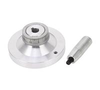 FRELEAN Lathe Handwheel 80mm Aluminum Alloy | 0-25mm Scale with Crank Handle | Replacement for 7x12 / 7x14 / 0618 Mini Lathes | CNC Machined Accurate Handwheel