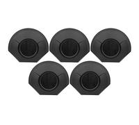 FRELEAN Practice Target Cup | Ayuda de Entrenamiento Interior y Exterior | Portable Putting Mat para Jugadores | Plástico liviano y Resistente | 5 Paquete Negro