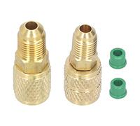 FRELEAN R410 to R22 Adapter 1/4 SAE | High Pressure AC Conversion Head for R22 Regulating Valve | HVAC Refrigeration Service Tool/AC System Repair